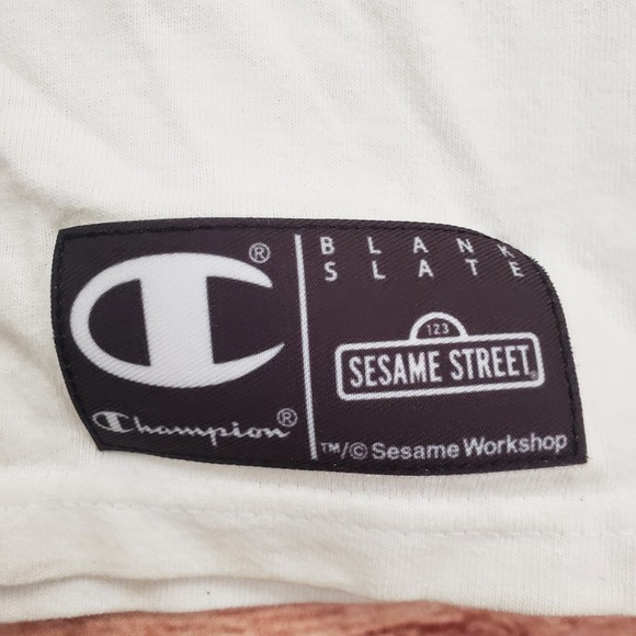 VINTAGE Champion Sesame Street Shirt Mens 2XL XXL White Short Sleeve Adult - Picture 3 of 11